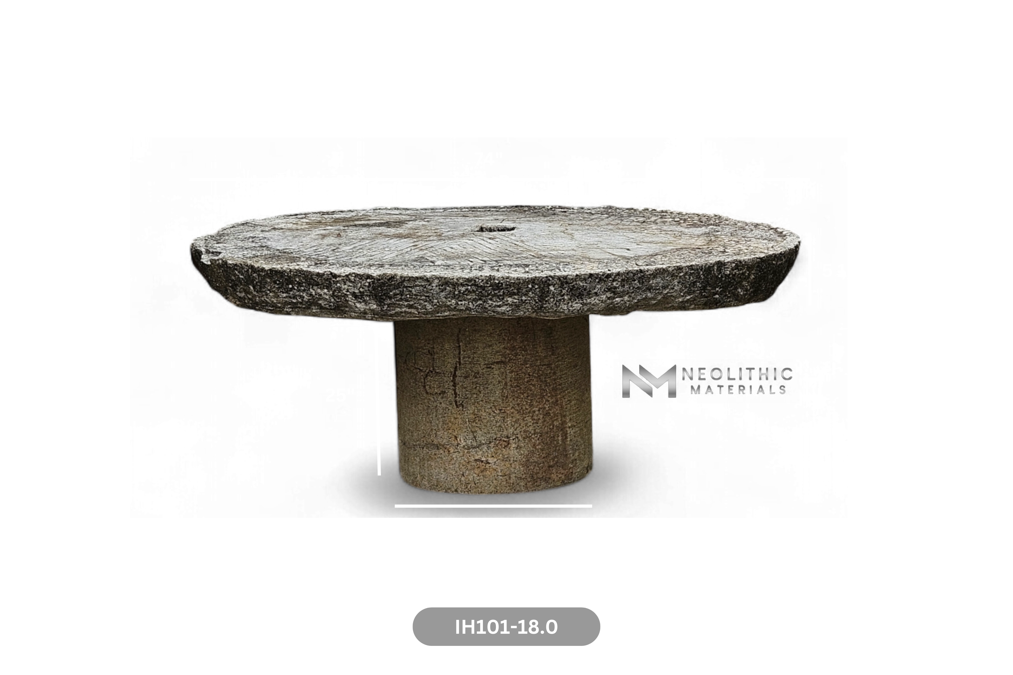 Antique Italian Stone Table and Base - Image 5